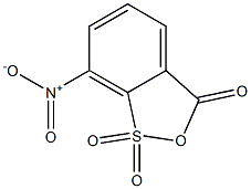 7-Nitro-3-oxo-3H-2,1-benzoxathiole 1,1-dioxide Structure