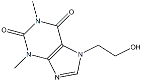 7-(2-hydroxyethyl) theophylline standard 구조식 이미지