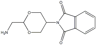 2-((2r,5r)-2-(aminomethyl)-1,3-dioxan-5-yl)isoindoline-1,3-dione Structure