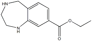 ethyl 2,3,4,5-tetrahydro-1H-benzo[e][1,4]diazepine-8-carboxylate Structure