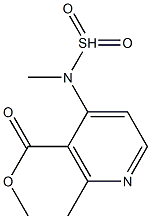 methyl 2-(N-methylmethan-4-ylsulfonamido)nicotinate Structure