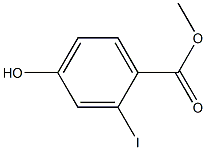 4-Hydroxy-2-iodo-benzoic acid methyl ester Structure