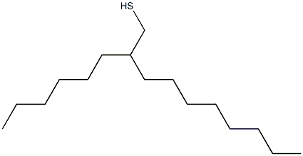 2-hexyldecane-1-thiol Structure