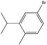 4-bromo-2-isopropyl-1-methylbenzene Structure