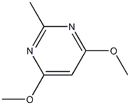 2-methyl-4,6-dimethoxypyrimidine 구조식 이미지