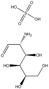 Glucosamine sulfate Structure