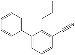 Propyldiphenyl cyanide Structure