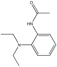 2-acetamido-N,N-diethylaniline 구조식 이미지