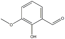 3-Methoxysalicylaldehyde 구조식 이미지