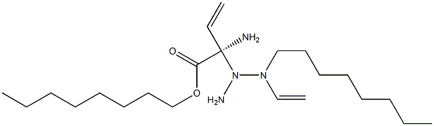 Dioctyl divinyltriamino glycine Structure