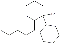 Pentylcyclohexylcyclohexyl bromide 구조식 이미지