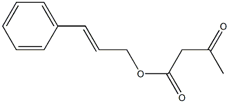 Cinnamyl acetoacetate Structure