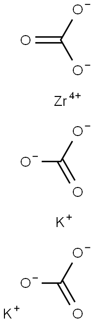 Potassiumzirconiumcarbonate Structure