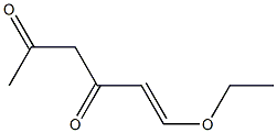 Ethoxymethylene acetylacetone 구조식 이미지