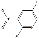 2-bromo-5-fluoro-3-nitropyridine Structure