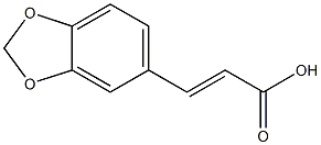 3,4-methylenedioxycinnamic acid Structure