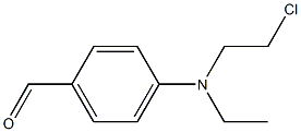 N-ethyl-N-chloroethyl p-aminobenzaldehyde Structure