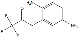 1-(2-Amino-5-aminobenzyl)-2,2,2-trifluoroacetaldehyde Structure