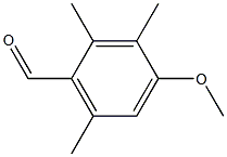 4-methoxy-2,3,6-trimethylphenylformaldehyde Structure