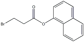 Bromopropionyl naphthyl ether 구조식 이미지