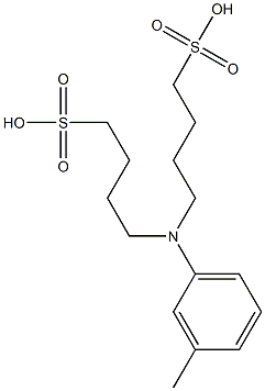 N,N-bis(4-sulfobutyl)-3-methylaniline 구조식 이미지