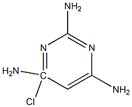 2,4,6-triamino-6-chloropyrimidine Structure