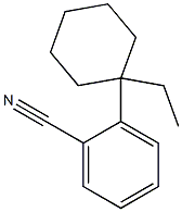 Ethylcyclohexyl benzonitrile Structure