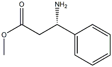 (S)-3-phenyl-3-aminopropanoic acid methyl ester Structure