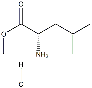 Leucine methyl ester hydrochloride Structure