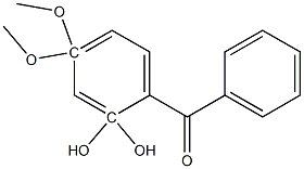 2,2-dihydroxy-4,4-dimethoxybenzophenone Structure