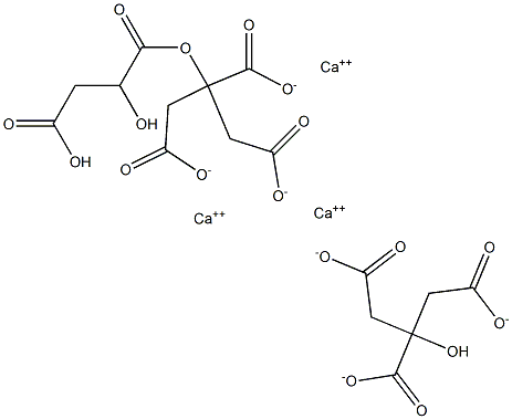 Calcium citrate malate Structure