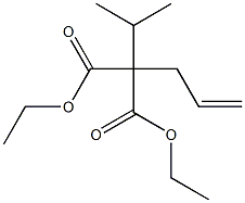 Diethyl allylisopropylmalonate Structure
