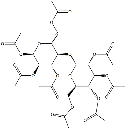Maltose octaacetate Structure