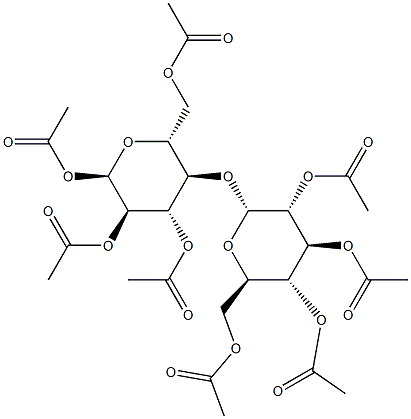 Maltose octaacetate 구조식 이미지