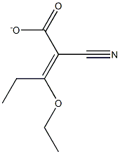 ETHYL(ETHOXYMETHYLENE)CYANOACETATE Structure