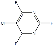 2,4,6-trifluoro-5-chloropyrimidine 구조식 이미지