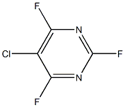 2,4,6-trifluoro-5-chloropyrimidine Structure