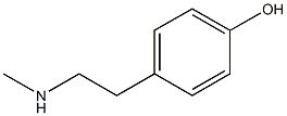N-Methyltyramine 구조식 이미지