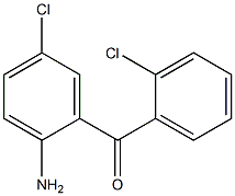 2-amino-5,2'-dichlorobenzophenone 구조식 이미지