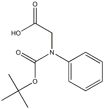 N-BOC-D-phenylglycine Structure