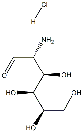 Glucosamine hydrochloride tablets 구조식 이미지