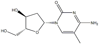 5-methyl-2'-deoxycytidine Structure
