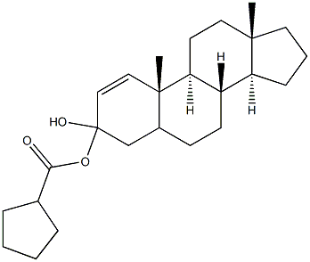 1-androstene diol cyclopentanoate 구조식 이미지