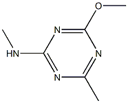 2-methylamino-4-methoxy-6-methyl-s-triazine 구조식 이미지