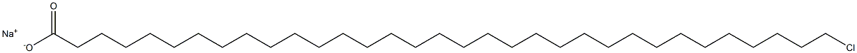 Sodium chlorophyllate 구조식 이미지