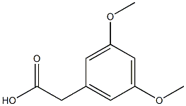 3,5-dimethoxyphenylacetic acid Structure