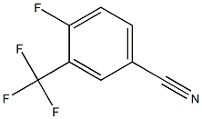 4-fluoro-3-trifluoromethyl benzonitrile Structure