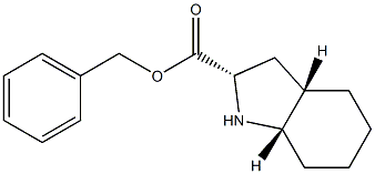 L-(2S,3aS,7aS)-Octahydro-1H-indole-2-carboxylic Acid Benzyl Ester Structure