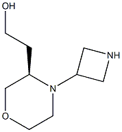 (R)-2-(4-(AZETIDIN-3-YL)MORPHOLIN-3-YL)ETHANOL Structure