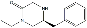 (S)-5-BENZYL-1-ETHYLPIPERAZIN-2-ONE Structure